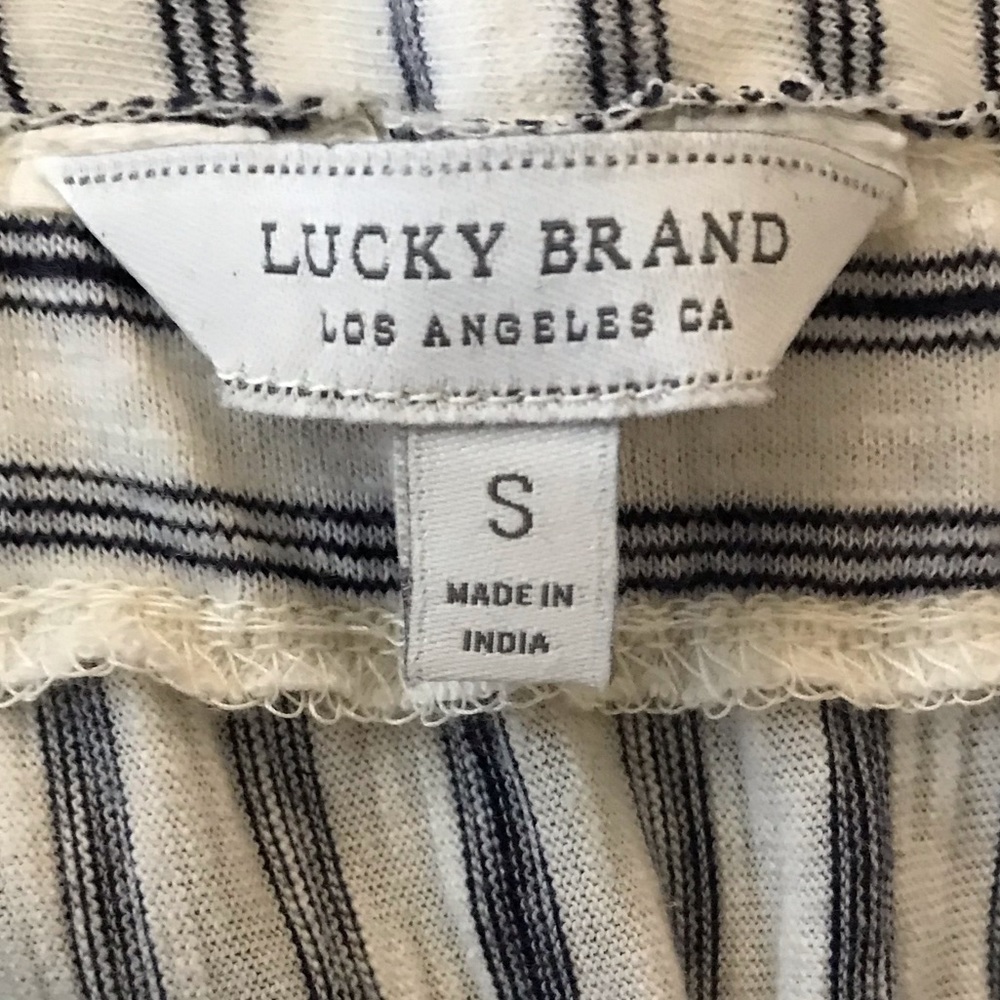 Lucky Brand 100% Cotton Off the Shoulder Top - S - Picture 14 of 16